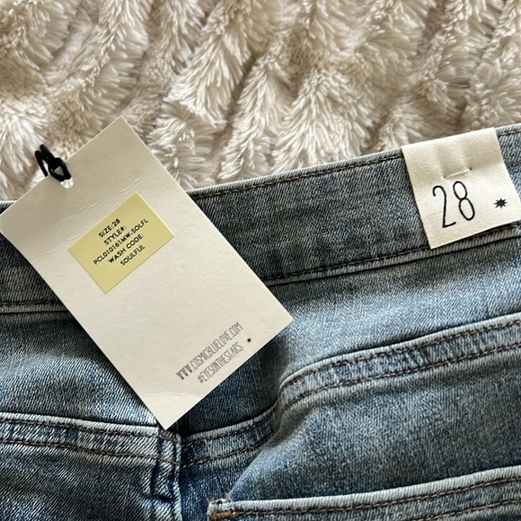 Cosmic Blue Love High Rise Straight Jean - Picture 8 of 8